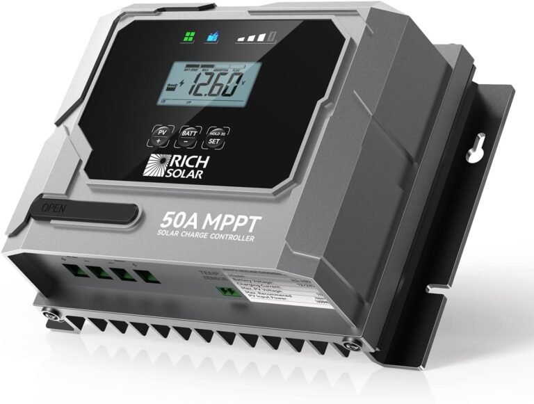 RICH SOLAR 50 Amp MPPT Solar Charge Controller 768x581