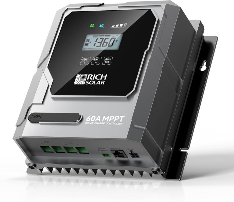 RICH SOLAR 60 Amp MPPT Solar Charge Controller 768x665